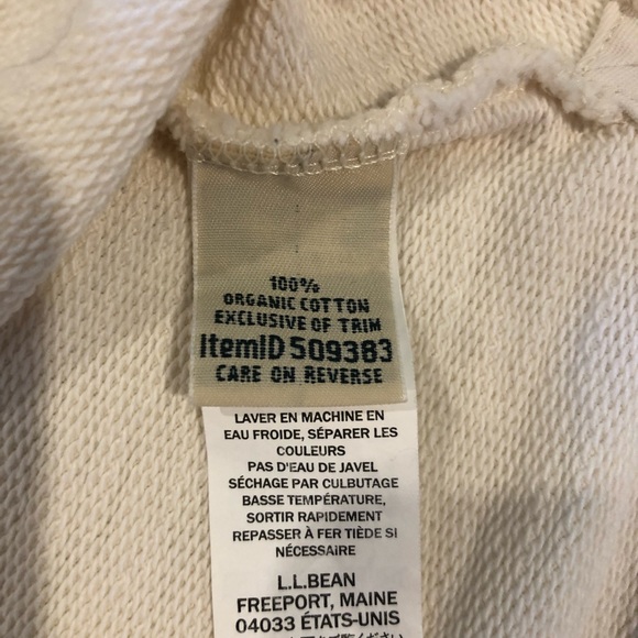 L.L. Bean Cream Tunic Top - Picture 4 of 5